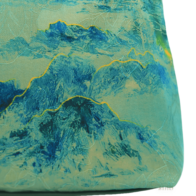 Xiangyunsha Silk Mulberry Silk Vintage Shoulder Bag - Image 9